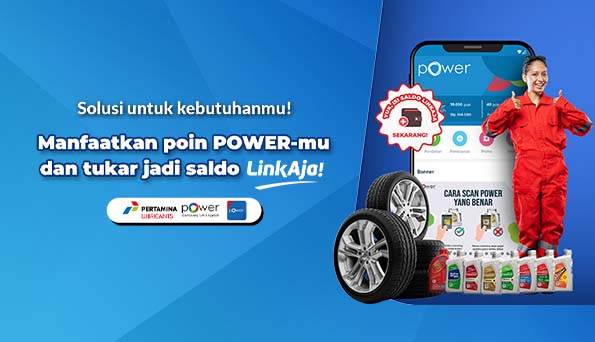 Image Artikel Tukarkan Poin POWER-mu Jadi Saldo LinkAja LinkAja